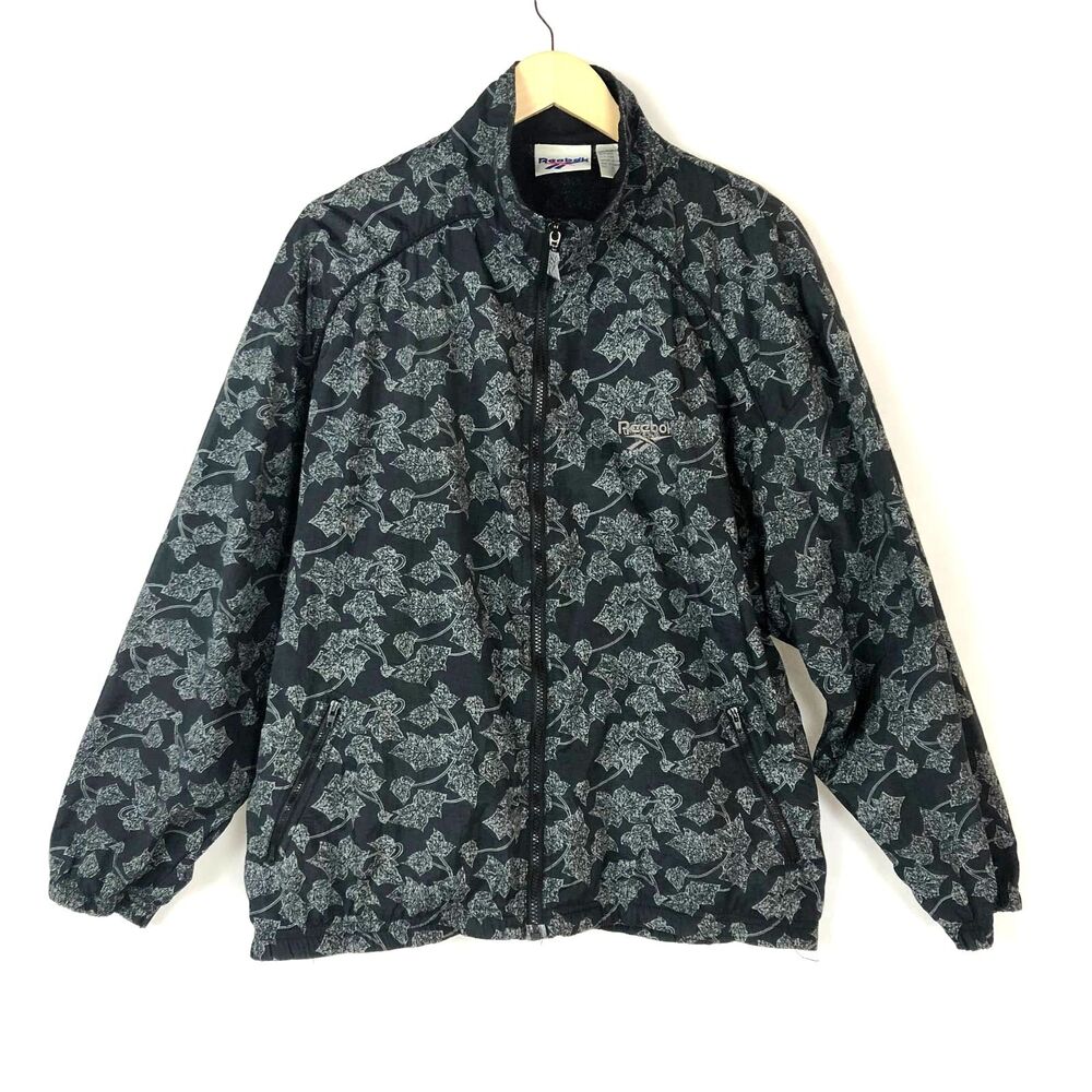 Reebox Jacket Windbreaker Full Zip  Size L